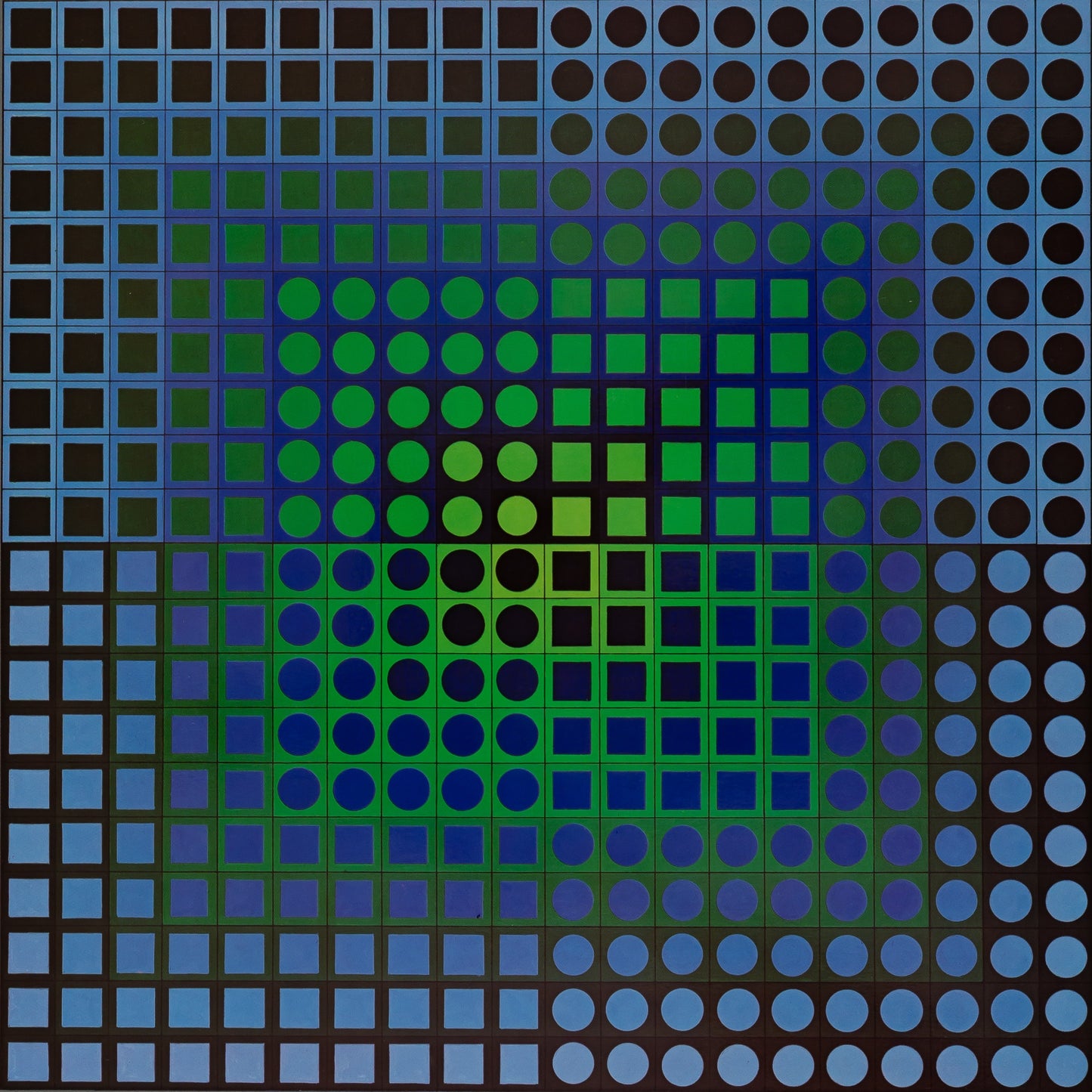 Victor VASARELY : ZOELD - Héliogravure