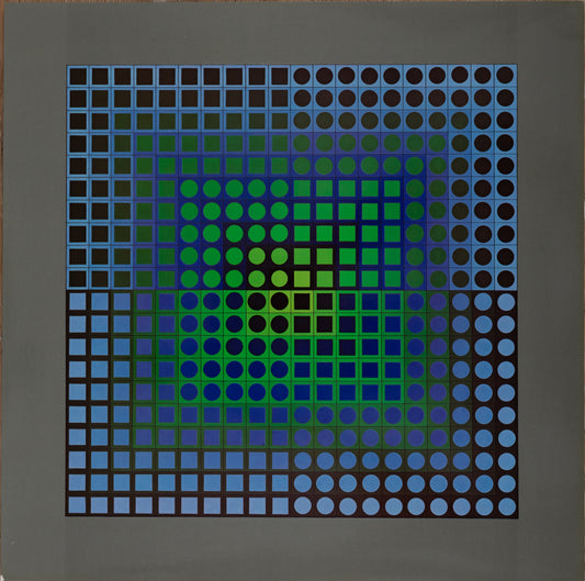 Victor VASARELY : ZOELD - Héliogravure