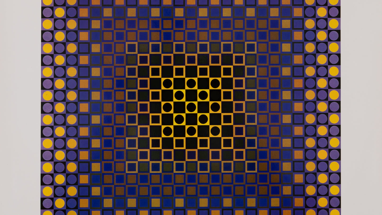 Victor VASARELY : ALOM - Héliogravure