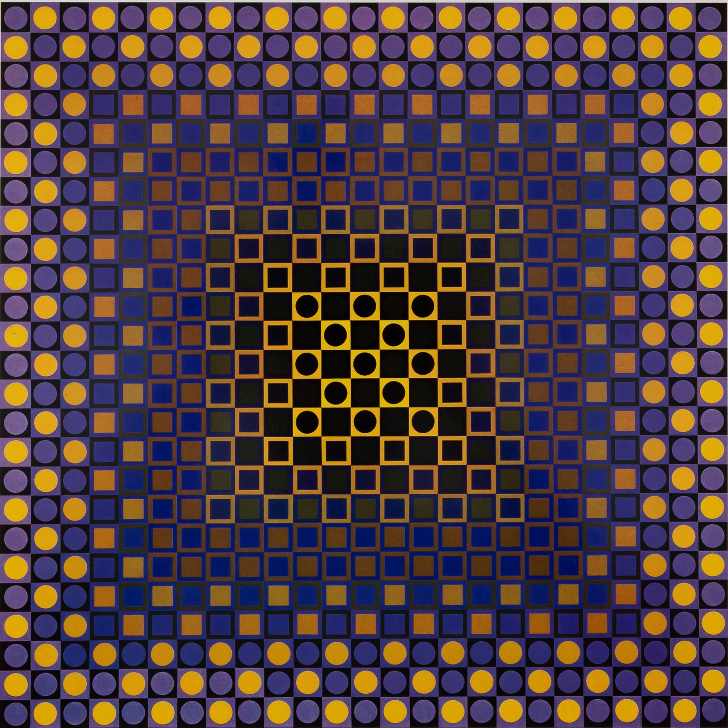 Victor VASARELY : ALOM - Héliogravure
