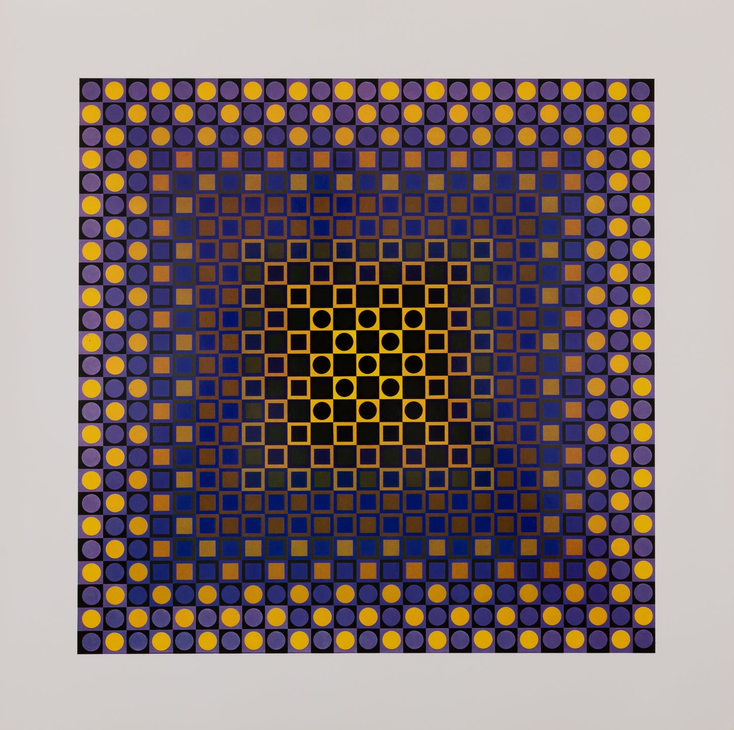 Victor VASARELY : ALOM - Héliogravure