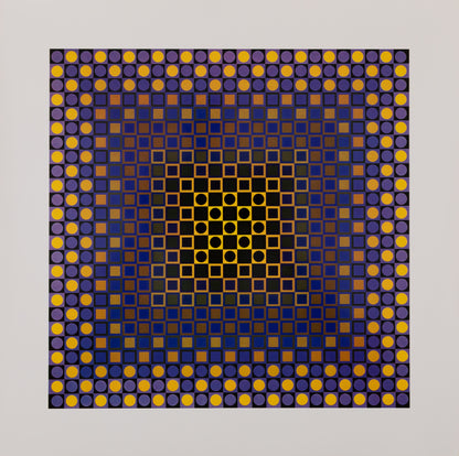 Victor VASARELY : ALOM - Héliogravure