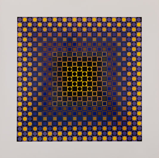 Victor VASARELY : ALOM - Héliogravure