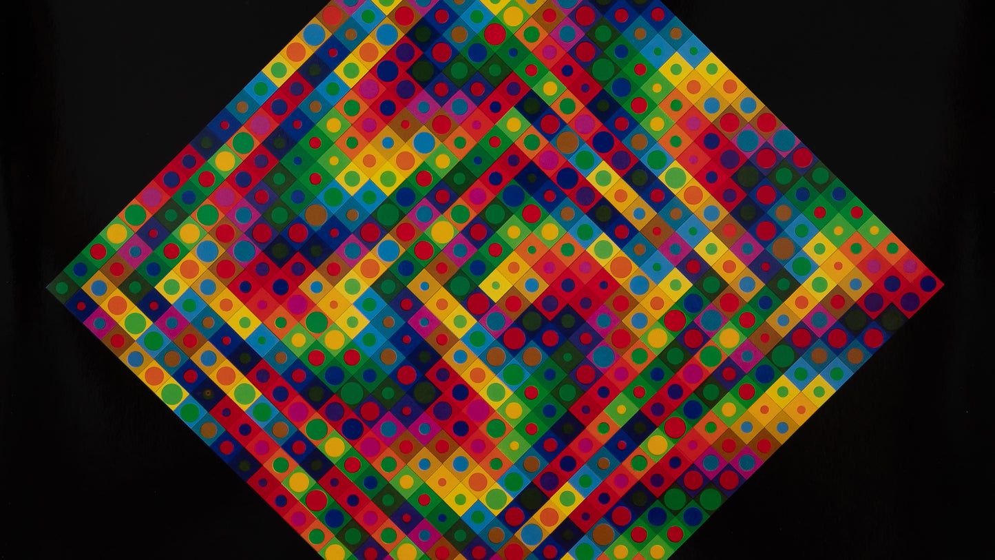 Victor VASARELY : MAJUS - Héliogravure