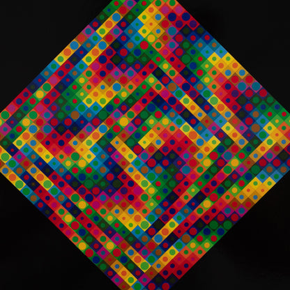 Victor VASARELY : MAJUS - Héliogravure
