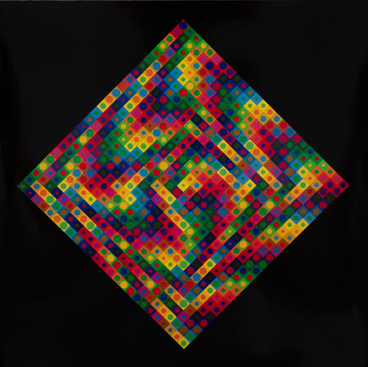 Victor VASARELY : MAJUS - Héliogravure