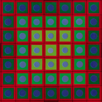 Victor VASARELY : KEZDI - Héliogravure