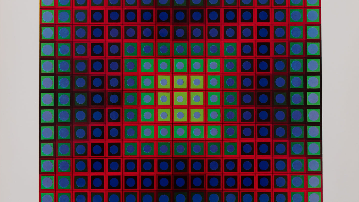 Victor VASARELY : KEZDI - Héliogravure