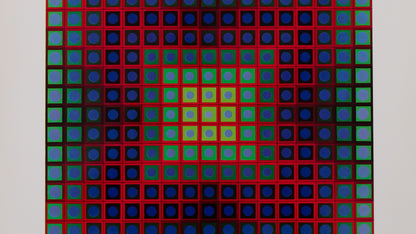 Victor VASARELY : KEZDI - Héliogravure