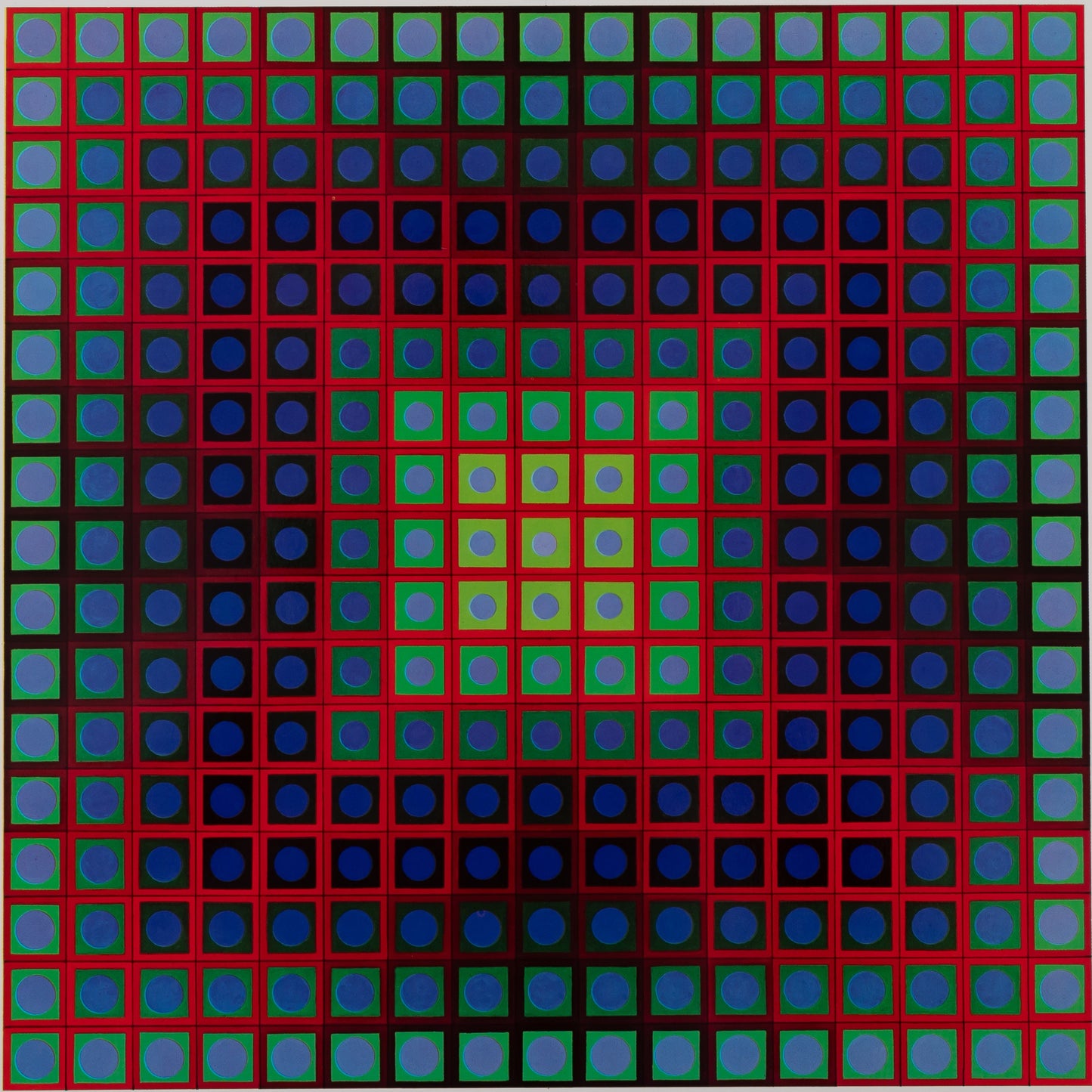 Victor VASARELY : KEZDI - Héliogravure