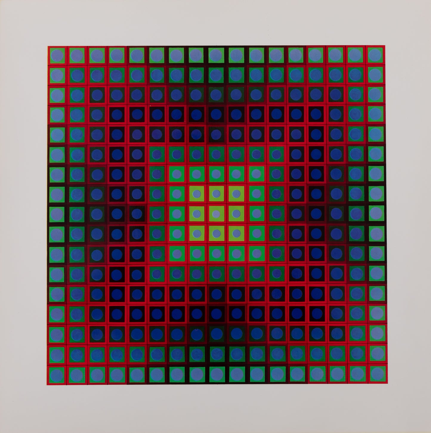 Victor VASARELY : KEZDI - Héliogravure