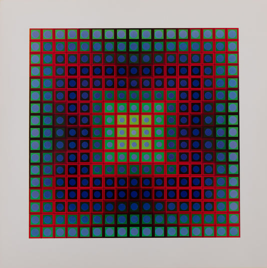 Victor VASARELY : KEZDI - Héliogravure