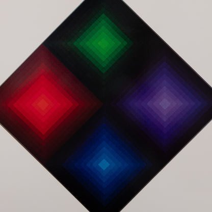 Victor VASARELY : ARCTURUS II - Héliogravure