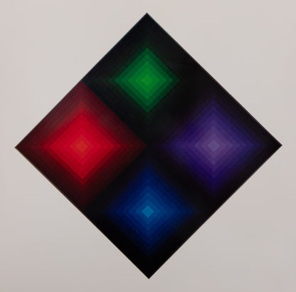 Victor VASARELY : ARCTURUS II - Héliogravure