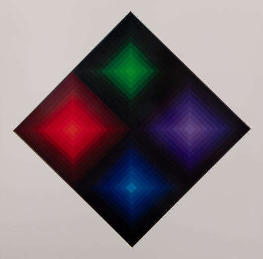 Victor VASARELY : ARCTURUS II - Héliogravure