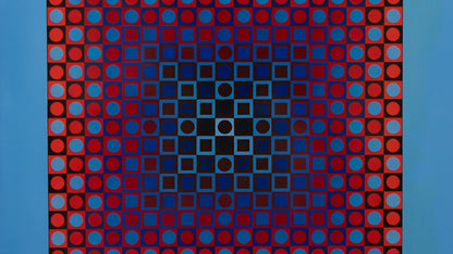 Victor VASARELY : ALOM - Héliogravure