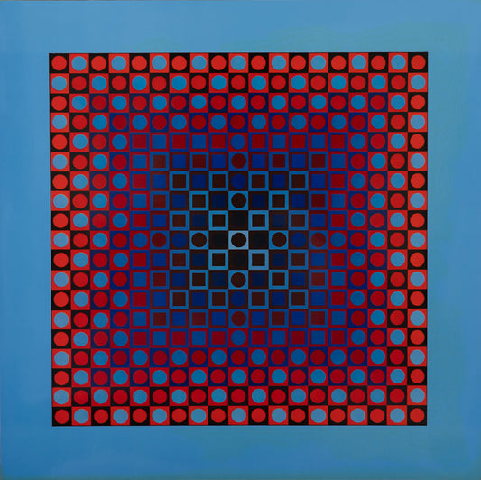 Victor VASARELY : ALOM - Héliogravure
