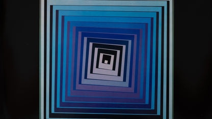 Victor VASARELY : VONAL LILA - Héliogravure