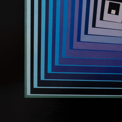 Victor VASARELY : VONAL LILA - Héliogravure
