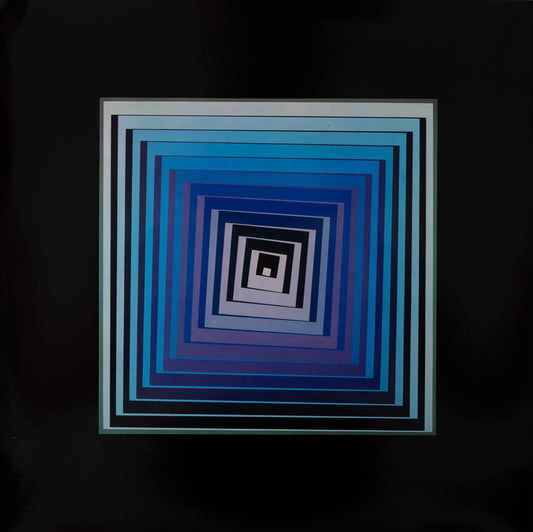 Victor VASARELY : VONAL LILA - Héliogravure
