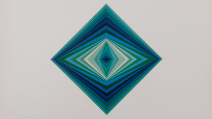 Victor VASARELY : RHOMBUS - Héliogravure