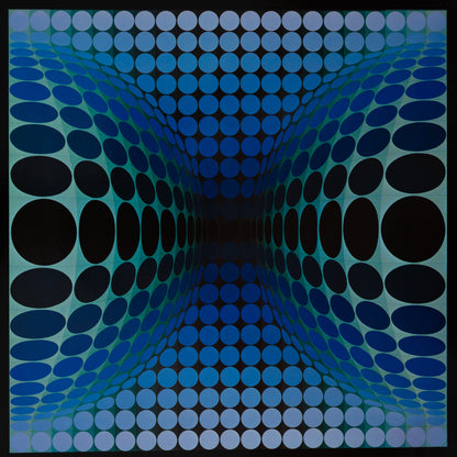 Victor VASARELY : OND II - Héliogravure