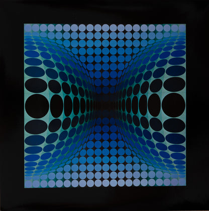 Victor VASARELY : OND II - Héliogravure