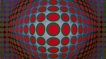 Victor VASARELY : VEGA TEK - Héliogravure