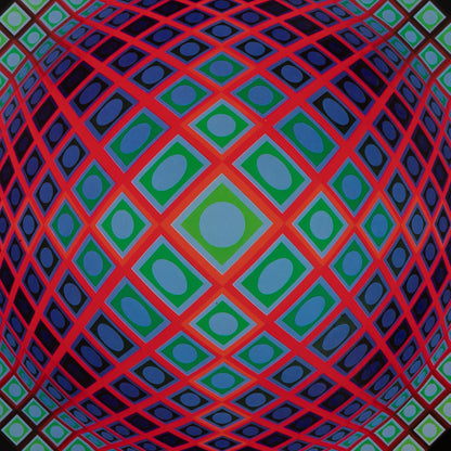 Victor VASARELY : VEGA 201 - Héliogravure