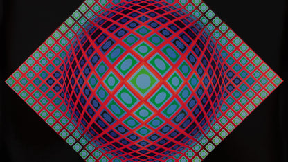 Victor VASARELY : VEGA 201 - Héliogravure