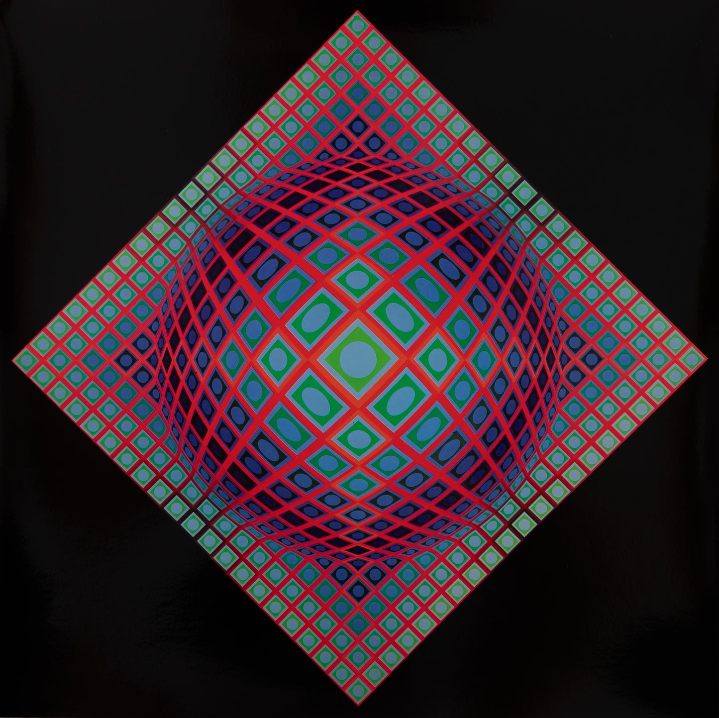 Victor VASARELY : VEGA 201 - Héliogravure