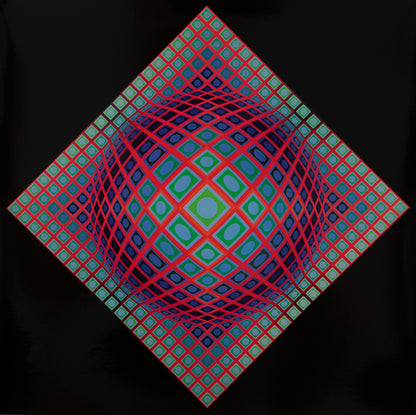 Victor VASARELY : VEGA 201 - Héliogravure