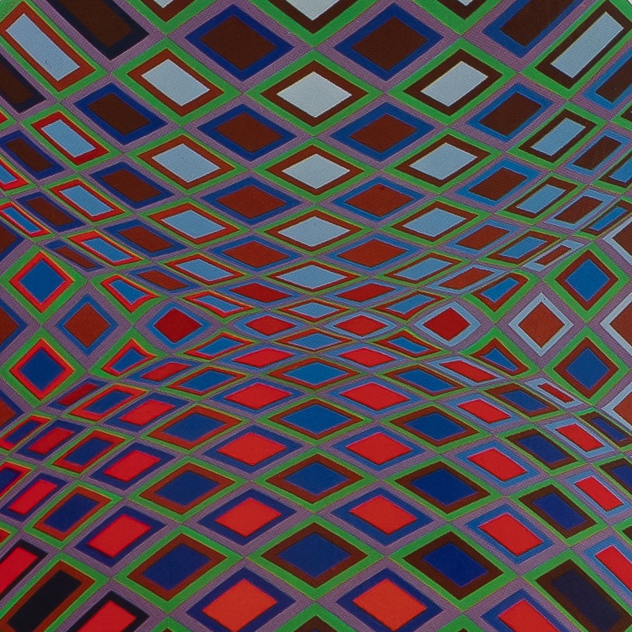 Victor VASARELY : OND KETT - Héliogravure