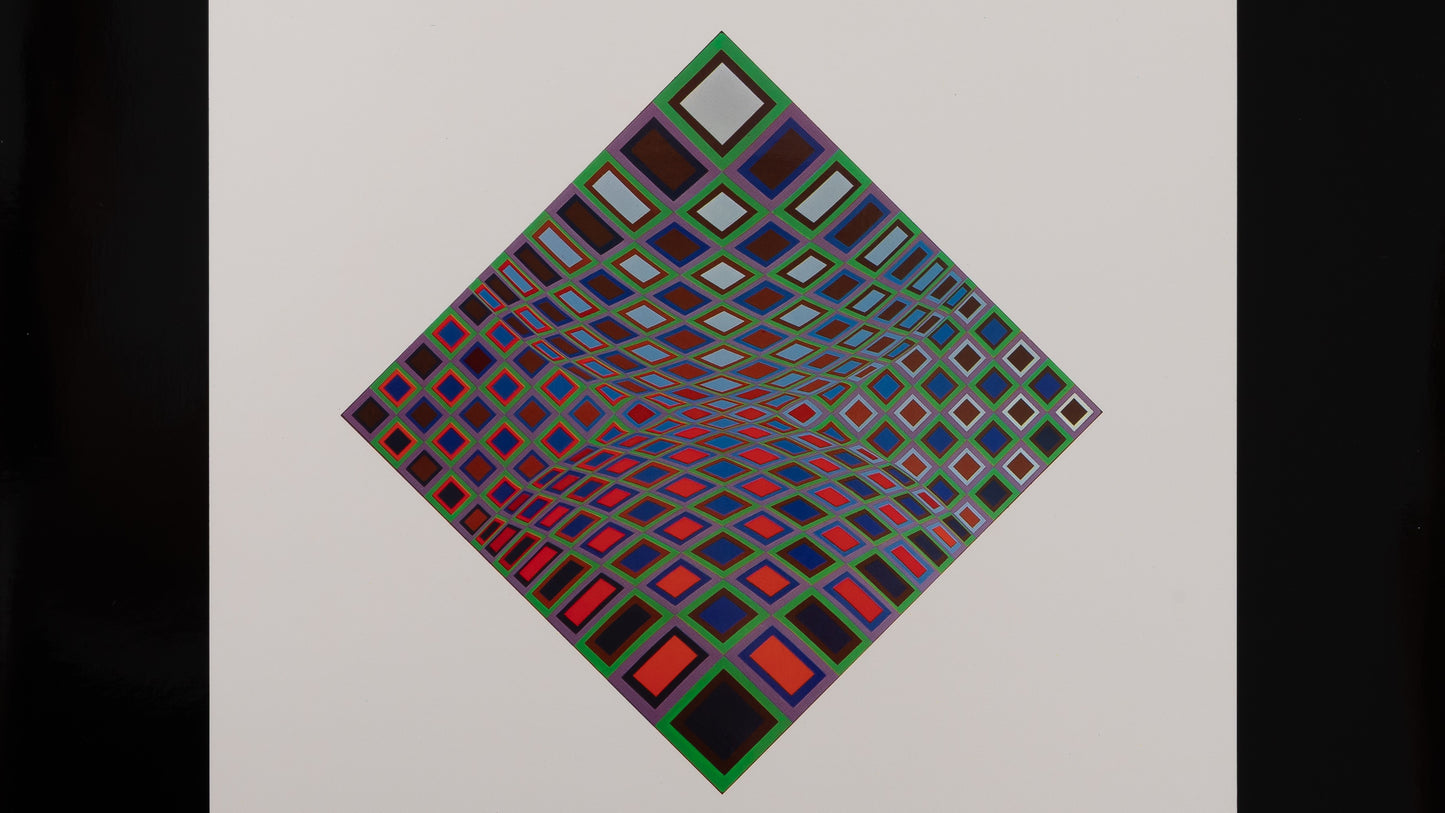 Victor VASARELY : OND KETT - Héliogravure