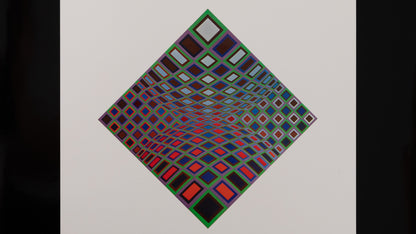 Victor VASARELY : OND KETT - Héliogravure