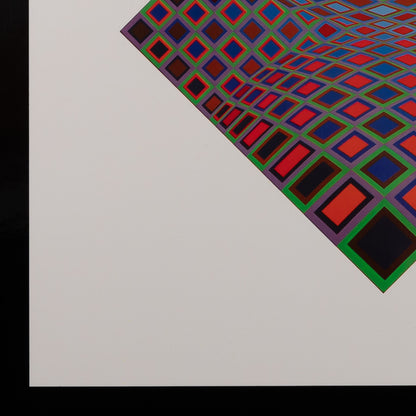 Victor VASARELY : OND KETT - Héliogravure