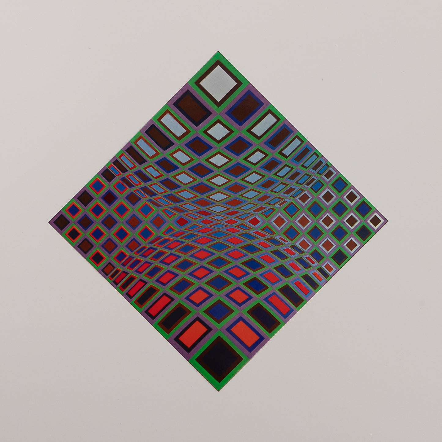 Victor VASARELY : OND KETT - Héliogravure