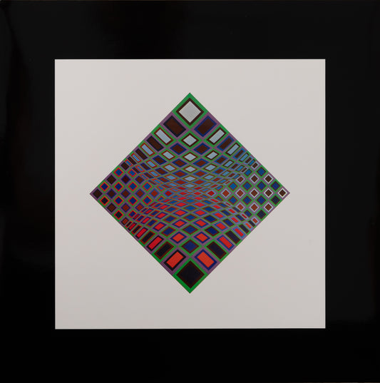 Victor VASARELY : OND KETT - Héliogravure