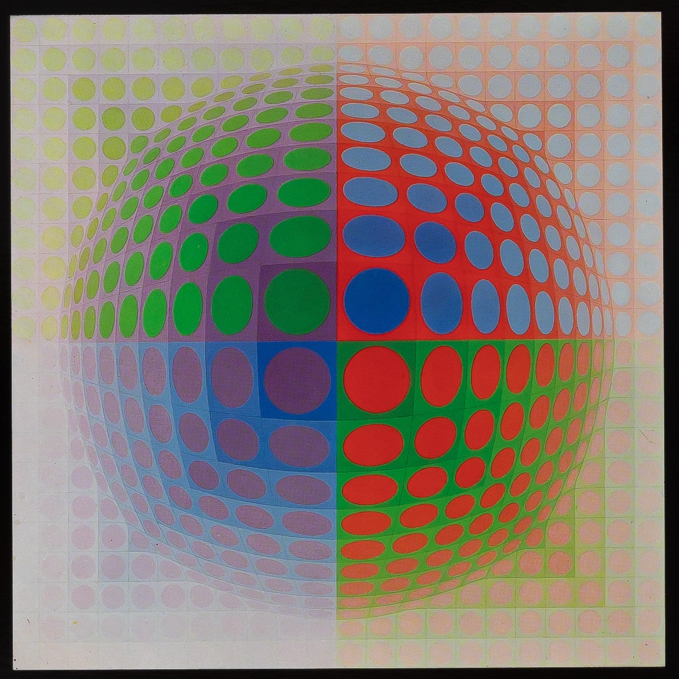 Victor VASARELY : VEGA PAL - Héliogravure