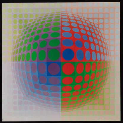 Victor VASARELY : VEGA PAL - Héliogravure