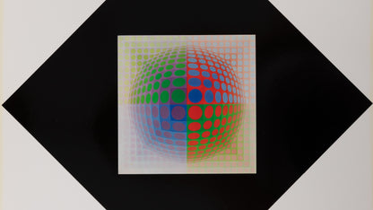 Victor VASARELY : VEGA PAL - Héliogravure