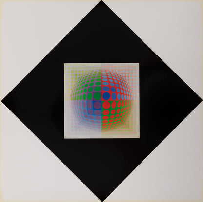 Victor VASARELY : VEGA PAL - Héliogravure