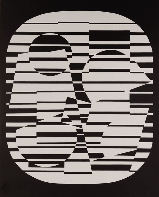 Victor VASARELY : ZETA - Estampe offset 1973