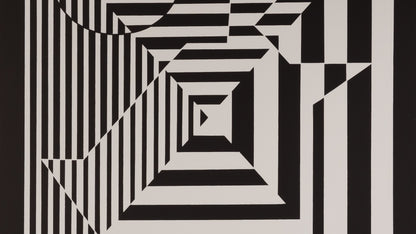 Victor VASARELY : YABLAPOUR II - Estampe offset 1973
