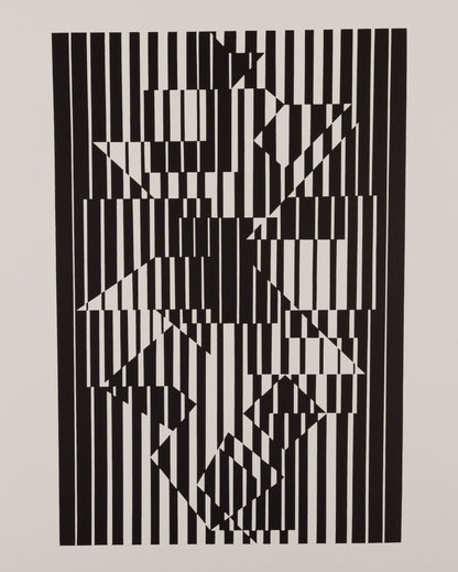 Victor VASARELY : ILAVA - Estampe offset 1973
