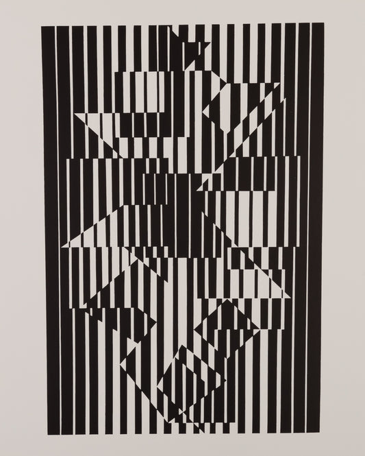 Victor VASARELY : ILAVA - Estampe offset 1973