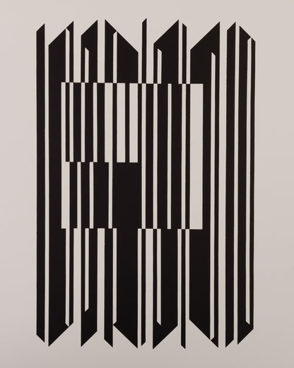 Victor VASARELY : LEYRE II - Estampe offset 1973