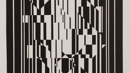 Victor VASARELY : CALCIS - Estampe offset 1973