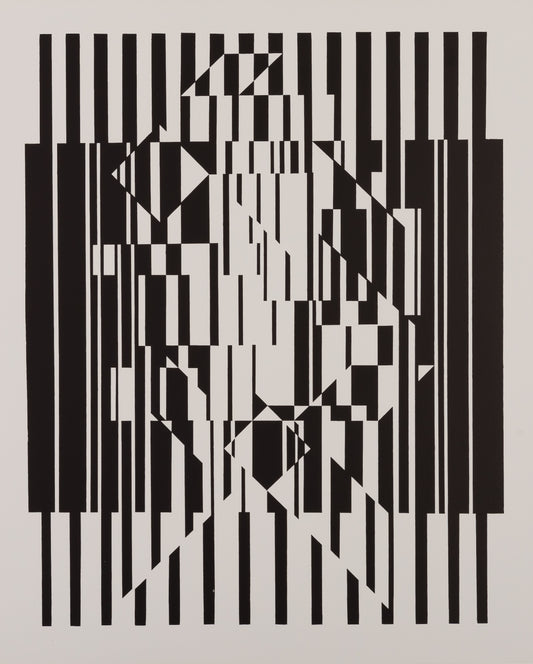 Victor VASARELY : CALCIS - Estampe offset 1973