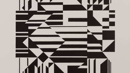 Victor VASARELY : TILLA - Estampe offset 1973